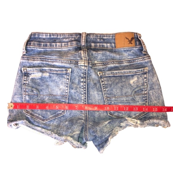 American Eagle Outfitters High Rise Shortie Super Stretch Size 0 - Picture 6 of 12